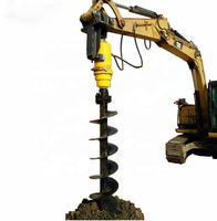 Mini-excavatrice KINGER, tarière hydraulique à couple élevé, perceuse à terre pour clôture