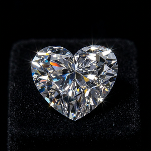 Diamantes Cultivados en Laboratorio de Corte Corazón, Claridad VVS, Certificados, de Alta Calidad, Sueltos, para Joyería, Marca Divine Export - Product Image 1