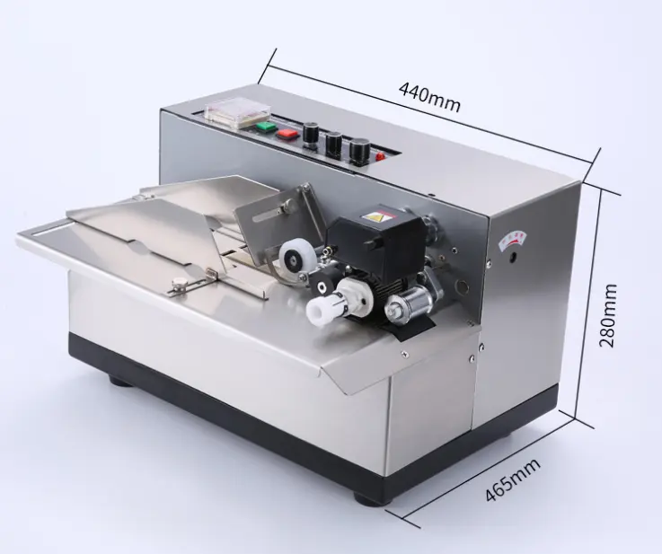 MY380 만료 날짜 코딩 기계 페이징 계산 잉크 휠 코딩 기계 플라스틱 알루미늄 호일 백