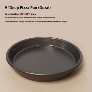 <span class=keywords><strong>Teglia</strong></span> per <span class=keywords><strong>Pizza</strong></span> in Metallo <span class=keywords><strong>Forata</strong></span> con Bordo Sottile e Rivestimento in PTFE per Uso Ristorante - Product Image 5