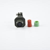 Connecteur circulaire mâle RSHK MS3111F8-3S pour câble, norme MIL-DTL-26482, aérospatial, 3 broches, en alliage cuivre-aluminium, 1200V