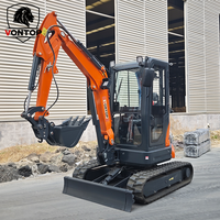 Chine 2,5 tonnes 3 tonnes Scavatore Crawler Digger Excavator Price Bager Micro Bagger Cheap Escavatore