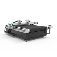Geautomatiseerde textiel snijmachine, hoogwaardige producten, rondmes, pneumatisch mes voor textiel, glasvezel vloermatten, tapijt