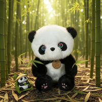 Vente en gros de jouets en peluche panda au design original personnalisé, jouets en peluche doux de haute qualité pour les cadeaux d'enfants