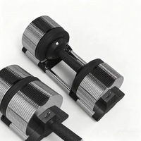 Haltères réglables en acier pur 40 kg, enquêtes de 2 kg, réglage rapide, musculation, entraînement de force, salle de sport à domicile, salle de sport commerciale, studio