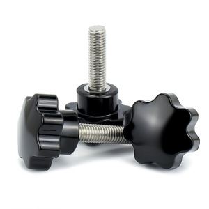 Fast Delivery Torx Star Bakelite Head Knobs Plastic Seven <strong>Angle</strong> Knob Ball Plum Handle Stainless Steel 304 Thumb <strong>Screw</strong> - Product Image 3