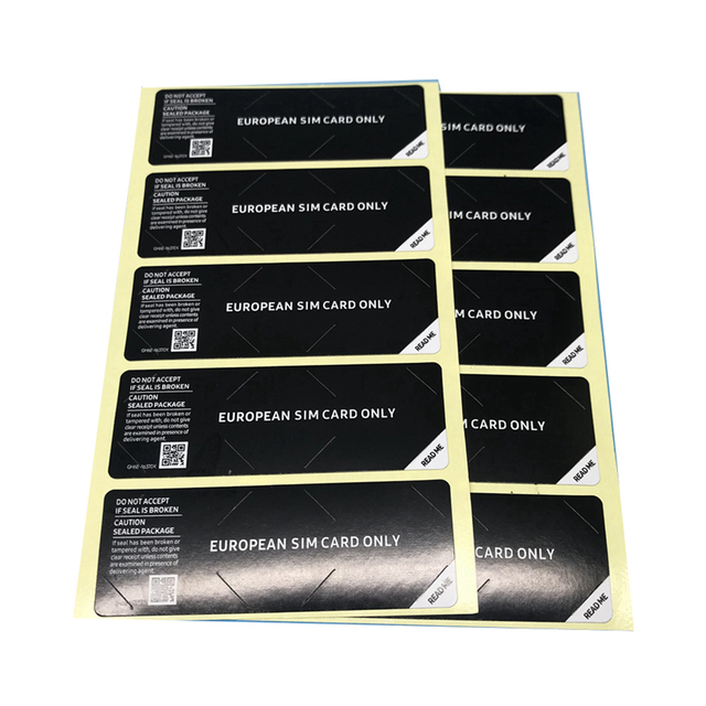 20 Pcs/bag black or white mobilephone packaging package box seal sticker for S10 S20 S21 S22 S22+ Note 20 FE