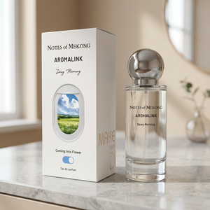 น้ำหอมสำหรับผู้หญิง Clean Fresh ขนาด 50 มล. AROMALINK กลิ่น Dewy Morning Floral Woody จากเวียดนาม สำหรับผู้จัดจำหน่ายน้ำหอม - Product Image 1
