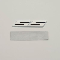 Lettres en métal 3D, logo SS, autocollant pour coffre arrière de voiture, emblème pour SS Sport Camaro Cavalier, accessoires