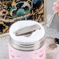 Bouteille d'eau isotherme pour enfant en acier inoxydable à double paroi 304, récipient de stockage isotherme pour le déjeuner, pots à nourriture sous vide avec cuillère