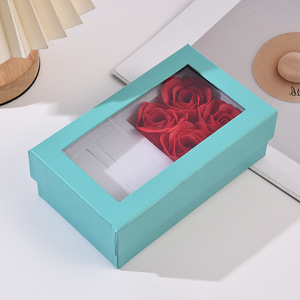 Coffret <span class=keywords><strong>Cadeau</strong></span> Rigide en Carton <span class=keywords><strong>pour</strong></span> Montre, Bracelet et Collier avec Fenêtre Transparente – Idéal <span class=keywords><strong>pour</strong></span> <span class=keywords><strong>Anniversaire</strong></span>, Portable - Product Image 4