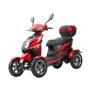 Scooter électrique quatre roues Binglan, vitesse maximale de 25 km/h, avec chargeur et batterie, pour personnes âgées et courses. - Product Image 1