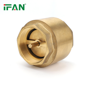 Valvola di non ritorno verticale ad alta pressione IFAN, valvola di controllo manuale in ottone da 1/2"-2" pollici - Product Image 3