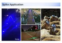 Marqueurs de goujon de route de forme ronde LED produits d'avertissement de trafic de lumière de quai solaire de chaussée de clignotant