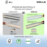 Raquettes de Tennis de Table Extérieures Durables Boutons Bois Caoutchouc Matériau avec Fibre de Carbone Plastique Haute Qualité Choix des Joueurs