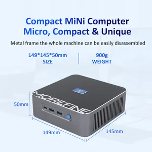 MOREFINE S600 i9-12900H/i9-13900H Mini pz ufficio casa Audio e Video I9 Mini Pc