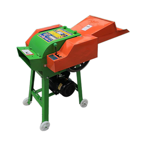 Nueva máquina cortadora de paja eléctrica <span class=keywords><strong>pequeña</strong></span> para el hogar, <span class=keywords><strong>picadora</strong></span> de hierba, capacidad de 2 toneladas/h, garantía de 1 año para alimentación de ganado ovino - Product Image 1