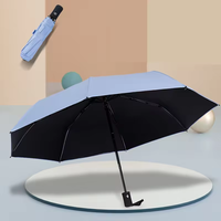 Parapluie automatique mini anti-UV YB, parapluie de pluie et de soleil, parapluie pliable coupe-vent, parapluies personnalisés