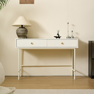 Modern Console <b>Tables</b> for Hallway Living Room Dining Bedroom Hotel Hospital With Storage-Home Furniture 0815-white-4 Bedroom Mak - Product Image 4