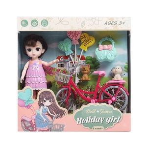 Set di Bambole Cartoon Nuove <span class=keywords><strong>per</strong></span> Bambine, Mini Bambole Articolate Fai-da-Te da 6,5 Pollici, Giocattolo di Moda <span class=keywords><strong>per</strong></span> Bambini dai 2 ai 4 Anni in Plastica - Product Image 6