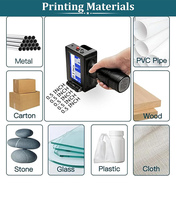 Impresora Manual Portátil Aisomark TIJ de 600dpi con Tinta de Secado Rápido USB, Fecha de Caducidad de 1 Año, Codificación de Códigos QR, Códigos de Barras, Logotipos, Portátil para Flex/Egg