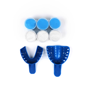 Materiales de impresión dental aprobados por CE 510K, 20g, 28G, kit de masilla roja, blanca y azul, Etiqueta Privada - Product Image 4