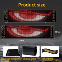 Par de Luces LED Dinámicas Flexibles de Neón para Camión, Tipo Ojos de Demonio, para Decoración de Autos y Camiones