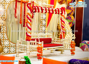 Meilleur couple Mehndi sièges balançoire ensemble pré-mariage événement fonction scène balançoire ensemble élégant mariage scène balançoire siège et chaise USA - Product Image 6