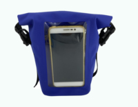 Pochette sèche étanche avec sangle de taille Sac sec tactile avec ceinture réglable pour les objets de valeur du téléphone pour la natation