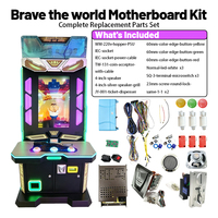 Carte mère de contrôle de machine de jeu d'arcade Brave the World DIY Kit, pièces de rechange pour équipement d'arcade à monnayeur