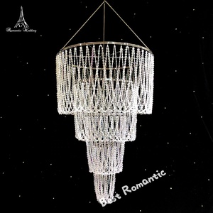 Mariage clair acrylique mariage haut plafond <span class=keywords><strong>lustre</strong></span> lustres décoration pour les événements de banquet de mariage - Product Image 1