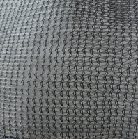 Filet d'ombrage rond en HDPE résistant aux UV, noir, pour la protection des cultures agricoles en serre