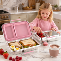 Aohea Offre spéciale Réchauffeur d'aliments sous vide à double paroi Flacon à déjeuner isolé en acier inoxydable Thermo Food Jar