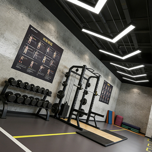 Lámpara colgante en forma de V de 45cm, 60cm, 90cm, 90 °, 120 °, luces colgantes LED en forma de flecha, oficina, gimnasio, Internet, café, pasillo, luz de techo - Product Image 3