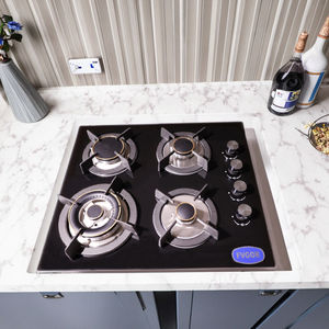 5구 스테인리스 스틸 빌트인 가스레인지 자동 점화 상업용 1년 보증 - Product Image 5