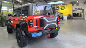 Boîte de rangement de hayon en acier de haute qualité boîte à outils de pneu de secours pour <span class=keywords><strong>Wrangler</strong></span> BJ40 réservoir 300 lit de camionnette - Product Image 5