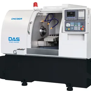 CNC Lathe Machine With Bar Max Custom Light Metal Duty Axes Metal Tools