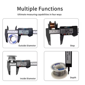 <span class=keywords><strong>Calibrador</strong></span> Digital Electrónico de 100 mm y 150 mm, <span class=keywords><strong>Calibrador</strong></span> <span class=keywords><strong>Vernier</strong></span> de Fibra de Carbono, Micrómetro, Regla de Medición - Product Image 5