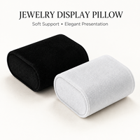 Coussin de support pour montre en flanelle élastique douce et personnalisée, modèle Suixin A-03, en matériaux recyclés, pour boîte à bijoux, commode de chambre à coucher