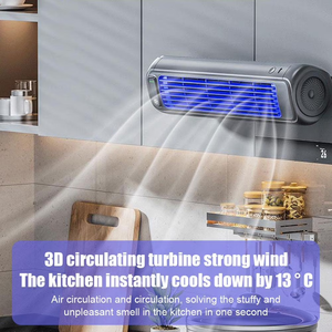 2000mAh Quiet Vertical Air Conditioner Desktop Fan Wall No <b>Drilling</b> Cooling Portable Personal <b>Mini</b> Floor Tower With 3 Speeds Sma - Product Image 4