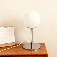 Lampe de table LED DC moderne et simple au design créatif pour chambre, bureau, studio - Ornement et lumière d'ambiance en forme de sucette