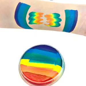 Op maat body art grote 30g gezicht verf kleur enkele kleuren 1- elke( wit)- zeer geschikt voor feesten, halloween en verjaardagen