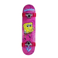 Planche à roulettes en plastique pour enfants avec 4 roues clignotantes en PP planches de patinage terrestre pour enfants