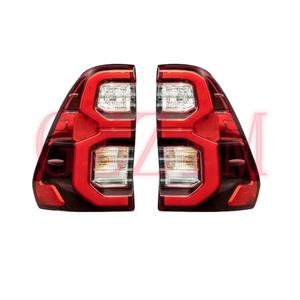 Accesorios para Automóviles, Luz Trasera LED Modificada de Plástico ABS, Lente Roja, Nueva Temperatura de Color de 6000k, 2020-2021 para Hilux Revo - Product Image 1