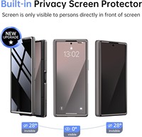 Étui étanche magnétique sans fil MOBOSI pour Z Fold7 avec protection d'écran de confidentialité et protection intégrale de la charnière