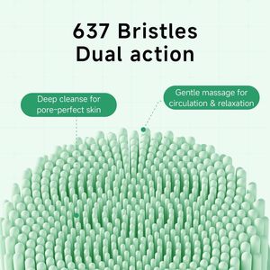 Soft Exfoliating Body Bath <b>Shower</b> Scrubber Loofah Brush <b>Sponges</b> Soft Silicone - Product Image 6
