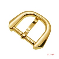Boucle de ceinture métallique à une seule broche, en alliage de zinc, pour remplacement de sac à main, quincaillerie de sangle en cuir, vente en gros