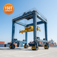 Crane Gantry Beroda Karet Bersertifikasi CE 20 Ton 30 Ton untuk Lokasi Konstruksi Jembatan