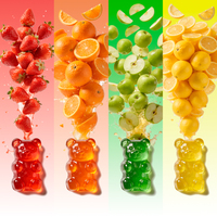 OEM Fabriek Beer Gummy Candy Meerkleurig Zoet Diverse Smaken Cartoon Vorm Zakje Kinderen Kauwbaar Aangepaste Verpakking 18-Maanden Bulk