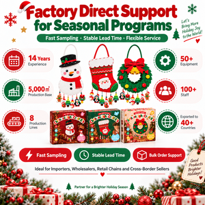 Custom Non-Woven Christmas Bag Air Dry Clay <b>Craft</b> Kit 3 Styles Kids Holiday Modeling Clay Activity Set for Retailers - Product Image 6
